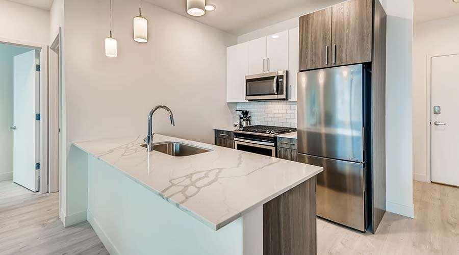Sentral Michigan Avenue Aparthotel Chicago Bagian luar foto Kitchen